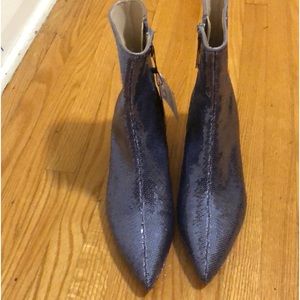 Zara purple sequin boots, size 11. NWT
